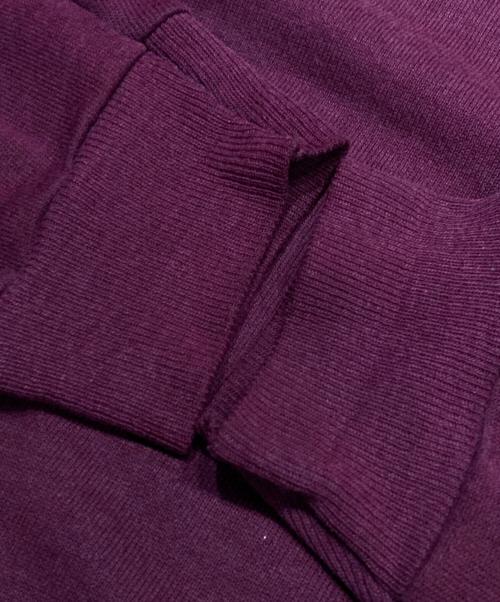 Hanes（ヘインズ）Hanes (ヘインズ) ラグランスウェット パープル サイズ:Lの古着・服飾アイテム