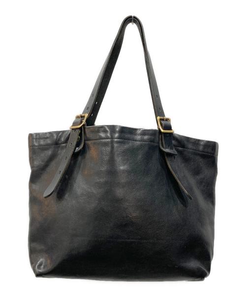 SLOW（スロウ）SLOW (スロウ) rubono レザートートバッグ ブラックの古着・服飾アイテム