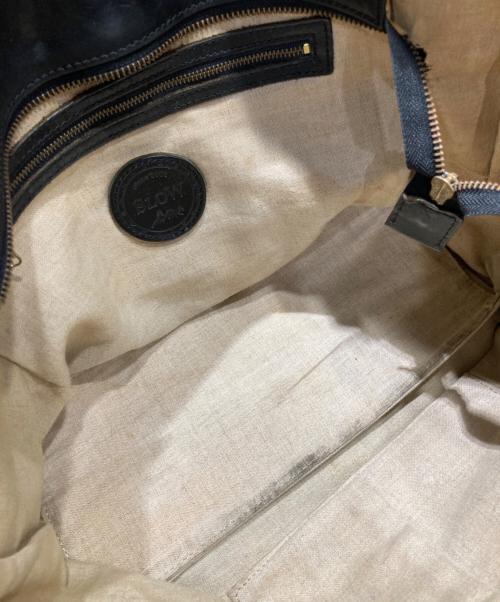 SLOW（スロウ）SLOW (スロウ) rubono レザートートバッグ ブラックの古着・服飾アイテム