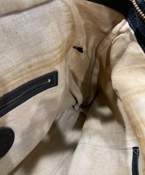 SLOW（スロウ）SLOW (スロウ) rubono レザートートバッグ ブラックの古着・服飾アイテム