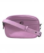 COACHコーチ）の古着「カメラバッグ」｜パープル