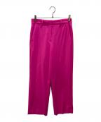theoryセオリー）の古着「ハイウエストストレートパンツ」｜ピンク
