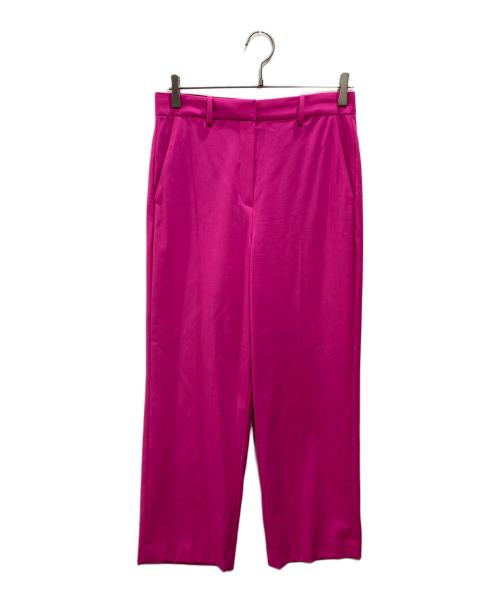 theory（セオリー）theory (セオリー) ハイウエストストレートパンツ ピンク サイズ:4の古着・服飾アイテム