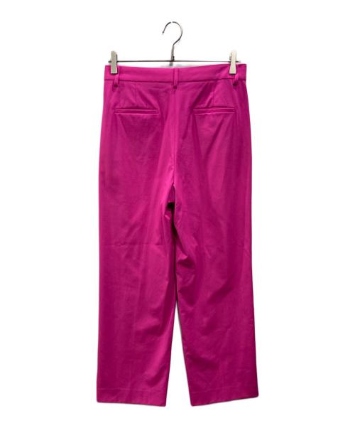 theory（セオリー）theory (セオリー) ハイウエストストレートパンツ ピンク サイズ:4の古着・服飾アイテム