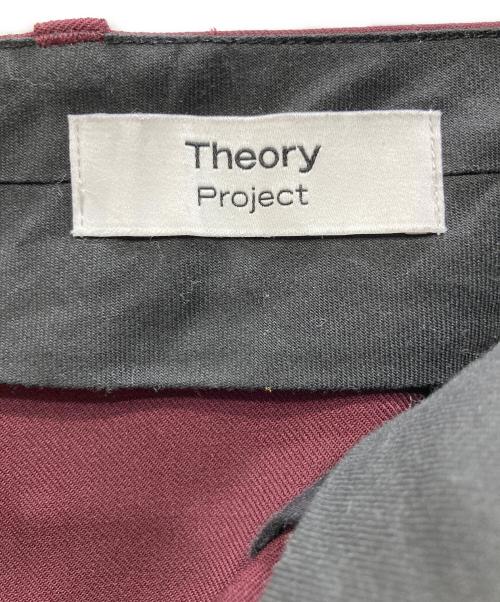 theory（セオリー）theory (セオリー) ピンタックテーパードパンツ ボルドー サイズ:2の古着・服飾アイテム