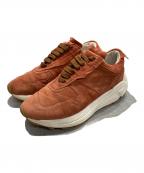 FABIO RUSCONIファビオルスコーニ）の古着「ワントーンレザースニーカー」｜ブラウン