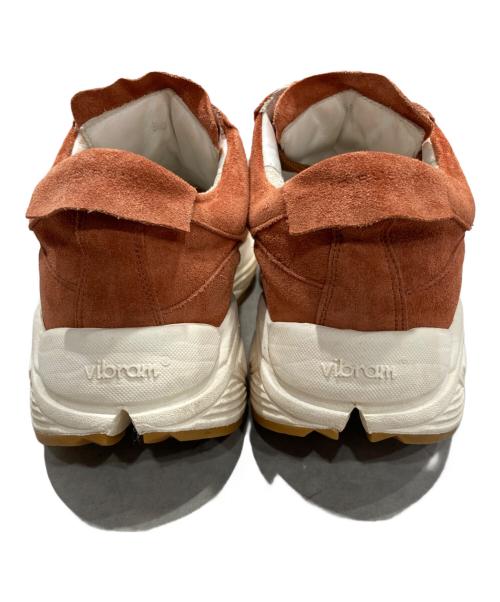 FABIO RUSCONI（ファビオルスコーニ）FABIO RUSCONI (ファビオルスコーニ) ワントーンレザースニーカー ブラウン サイズ:38の古着・服飾アイテム