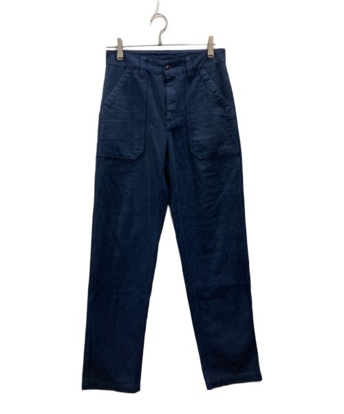 NIGEL CABOURN（ナイジェルケーボン）NIGEL CABOURN (ナイジェルケーボン) ヘリンボーンパンツ ネイビー サイズ:SIZE 76cm (W30)の古着・服飾アイテム