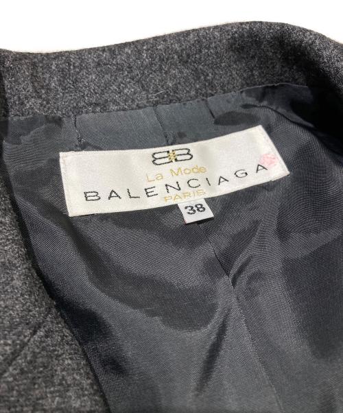 BALENCIAGA（バレンシアガ）BALENCIAGA (バレンシアガ) ウールジャケット グレー サイズ:38の古着・服飾アイテム