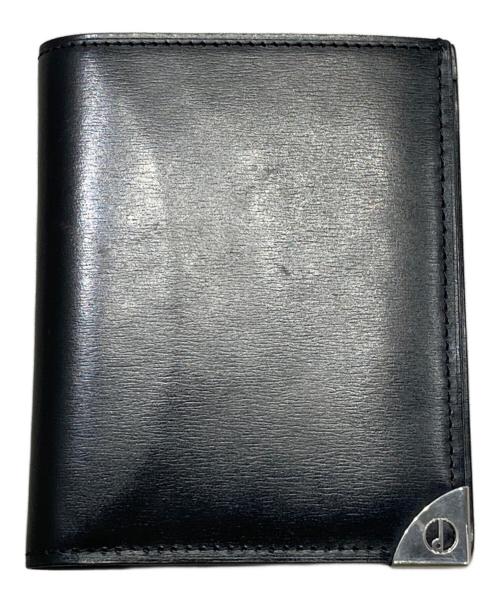 dunhill（ダンヒル）dunhill (ダンヒル) 2つ折りパスケース ブラックの古着・服飾アイテム