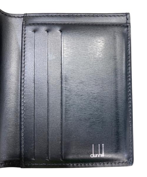 dunhill（ダンヒル）dunhill (ダンヒル) 2つ折りパスケース ブラックの古着・服飾アイテム
