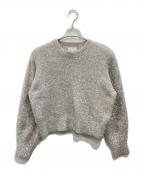 UNITED ARROWS TOKYOユナイテッドアローズトウキョウ）の古着「グリッターラメ クルーネック ニット」｜シルバー