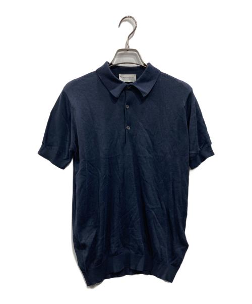 JOHN SMEDLEY（ジョンスメドレー）JOHN SMEDLEY (ジョンスメドレー) ニットポロシャツ グリーン サイズ:Sの古着・服飾アイテム