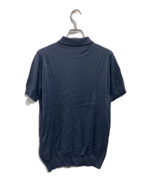 JOHN SMEDLEY（ジョンスメドレー）JOHN SMEDLEY (ジョンスメドレー) ニットポロシャツ グリーン サイズ:Sの古着・服飾アイテム