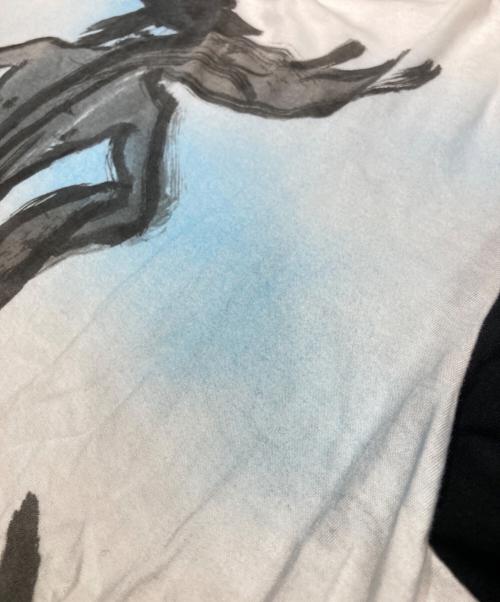 Yohji Yamamoto pour homme（ヨウジヤマモト プールオム）Yohji Yamamoto pour homme (ヨウジヤマモト プールオム) Two boxes one night Tee ホワイト サイズ:3の古着・服飾アイテム