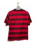 MINEDENIM (マインデニム) ボーダーTシャツ レッド×ブラック サイズ:M：4000円