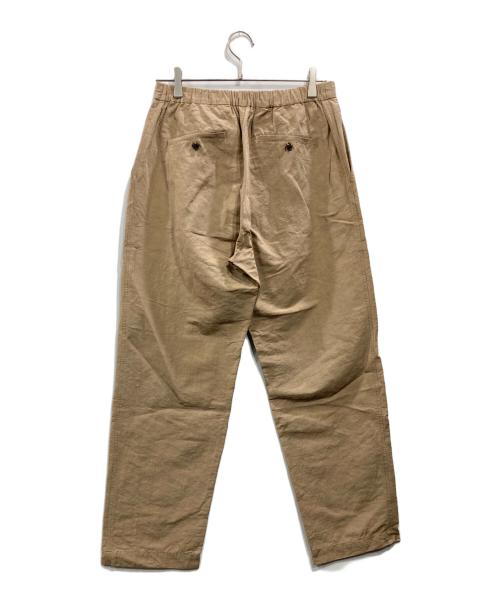 comm arch.（コム・アーチ）comm arch. (コム・アーチ) リネン混パンツ ブラウン サイズ:Lの古着・服飾アイテム