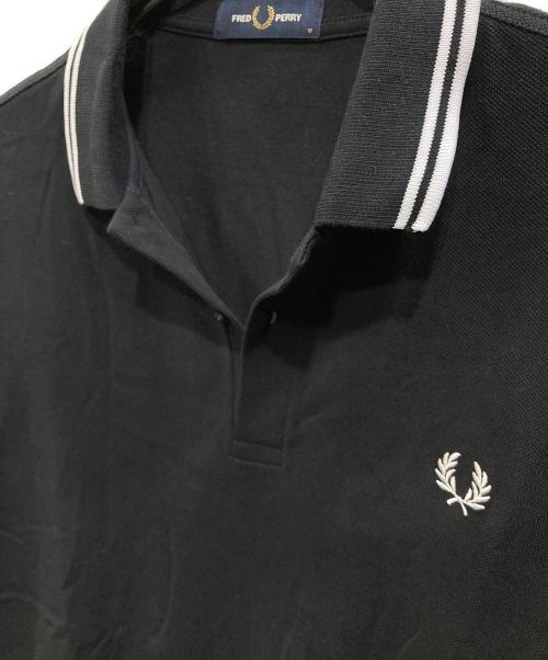 FRED PERRY（フレッドペリー）FRED PERRY (フレッドペリー) ポロシャツ ブラック サイズ:Mの古着・服飾アイテム
