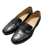 PASCUCCIパスクッチ）の古着「ローファー」｜ブラック