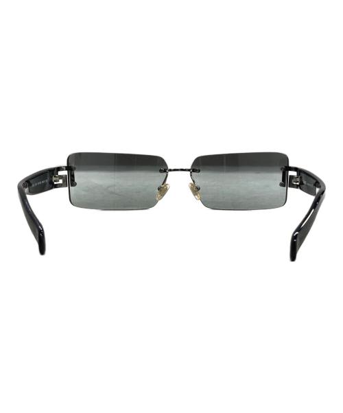 VERSACE（ヴェルサーチェ）VERSACE (ヴェルサーチェ) スクエアサングラス ブラック サイズ:64□14の古着・服飾アイテム