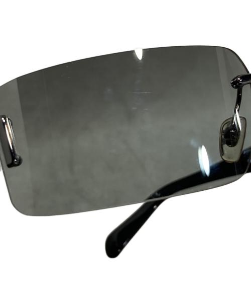 VERSACE（ヴェルサーチェ）VERSACE (ヴェルサーチェ) スクエアサングラス ブラック サイズ:64□14の古着・服飾アイテム