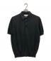 TOMORROW LAND tricot（トゥモローランド トリコ）の古着「コットンシルクニットポロシャツ」｜ブラック