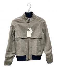 TOMORROW LAND PILGRIM（トゥモローランド ピルグリム）の古着「リネンウール ハリントンジャケット」｜グレー