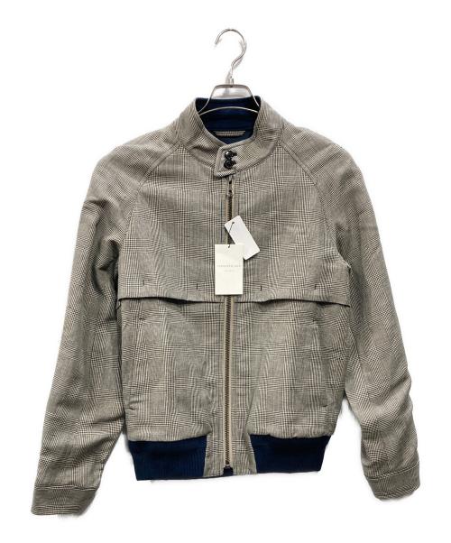 TOMORROW LAND PILGRIM（トゥモローランド ピルグリム）TOMORROW LAND PILGRIM (トゥモローランド ピルグリム) リネンウール ハリントンジャケット グレー サイズ:XSの古着・服飾アイテム