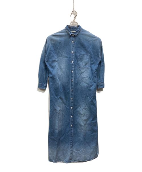 THE SHIRT by upper hights（ザ シーツ バイ アッパーハイツ）THE SHIRT by upper hights (ザ シーツ バイ アッパーハイツ) デニムシャツワンピース インディゴ サイズ:1の古着・服飾アイテム