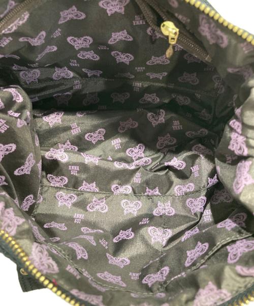 ANNA SUI（アナスイ）ANNA SUI (アナスイ) キルティングショルダーバッグ ブラックの古着・服飾アイテム