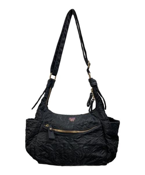 ANNA SUI（アナスイ）ANNA SUI (アナスイ) キルティングショルダーバッグ ブラックの古着・服飾アイテム