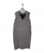 MaxMaraマックスマーラ）の古着「ノースリーブワンピース」｜ホワイト×ブラック