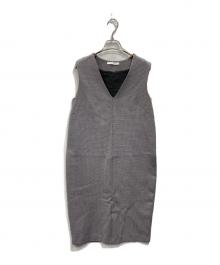 MaxMara（マックスマーラ）の古着「ノースリーブワンピース」｜ホワイト×ブラック