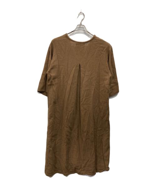 PROTAGONIST（プロタゴニスト）PROTAGONIST (プロタゴニスト) リネンスキッパーワンピース ブラウンの古着・服飾アイテム