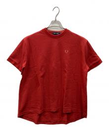 FRED PERRY（フレッドペリー）の古着「Reluxed Pique T-shirt」｜レッド