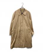 Burberry'sバーバリーズ）の古着「裏地ノバチェックステンカラーコート」｜ベージュ