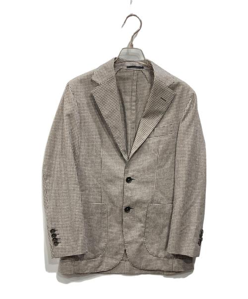 BEAMS F（ビームスエフ）BEAMS F (ビームスエフ) 3Bジャケット ホワイト×ブラック サイズ:42の古着・服飾アイテム