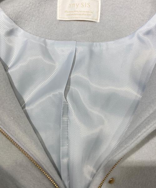 any Sis（エニィスィス）any Sis (エニィスィス) スーペリアファインウール モッサコート グレー サイズ:3の古着・服飾アイテム