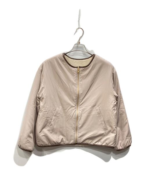 any Sis（エニィスィス）any SiS (エニィスィス) リバーシブルパイピングボアブルゾン ベージュ サイズ:3 未使用品の古着・服飾アイテム