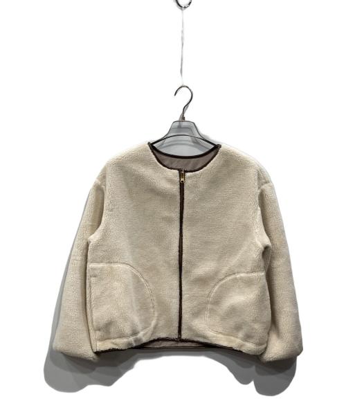 any Sis（エニィスィス）any SiS (エニィスィス) リバーシブルパイピングボアブルゾン ベージュ サイズ:3 未使用品の古着・服飾アイテム
