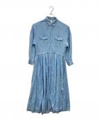 upper hightsアッパーハイツ）の古着「Victoria シャツワンピース」｜インディゴ