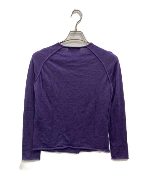 Y's（ワイズ）Y's (ワイズ) カシミヤニットカーディガン パープル サイズ:SIZE2の古着・服飾アイテム