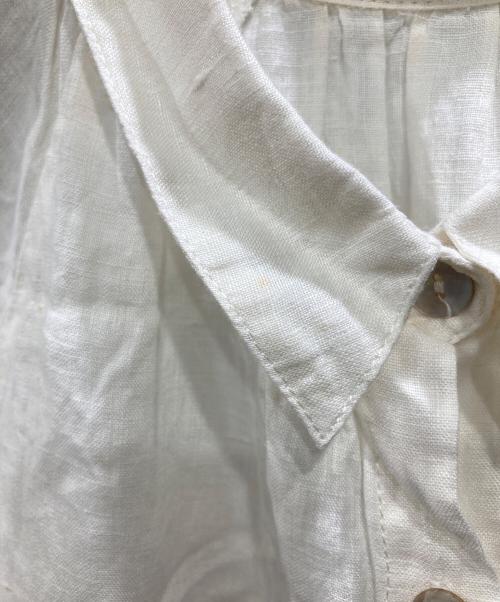 fog linen work（フォグリネンワーク）fog linen work (フォグリネンワーク) リトアニアリネンブラウス ホワイト サイズ:SIZE Freeの古着・服飾アイテム