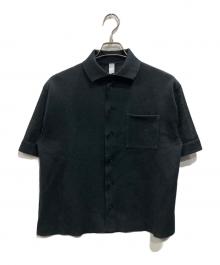 CFCL（シーエフシーエル）の古着「TC MILAN RIB SHORT SLEEVE SHIRT」｜ブラック