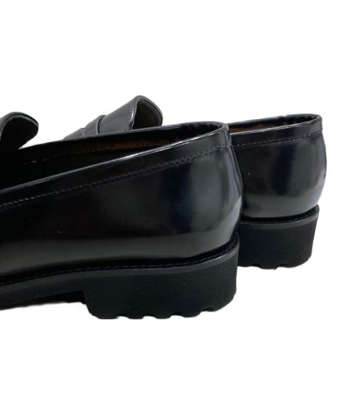 FABIO RUSCONI（ファビオルスコーニ）FABIO RUSCONI (ファビオルスコーニ) 軽量タンクソールローファー ブラック サイズ:38の古着・服飾アイテム