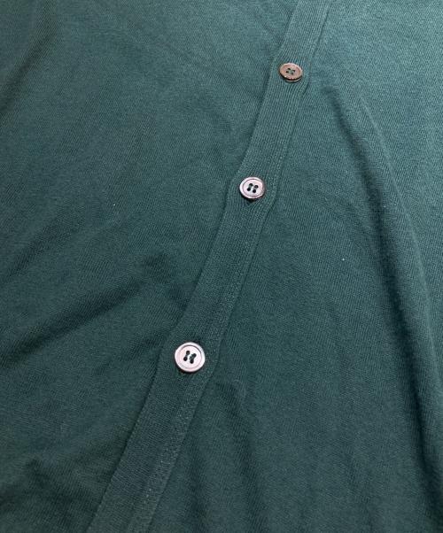 JOHN SMEDLEY（ジョンスメドレー）JOHN SMEDLEY (ジョンスメドレー) コットンカーディガン グリーン サイズ:Sの古着・服飾アイテム