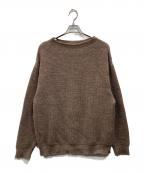 STILL BY HANDスティルバイハンド）の古着「ロービング糸ボトルネックニット」｜ブラウン