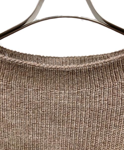 STILL BY HAND（スティルバイハンド）STILL BY HAND (スティルバイハンド) ロービング糸ボトルネックニット ブラウン サイズ:46の古着・服飾アイテム