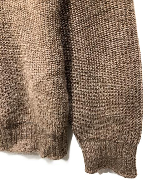 STILL BY HAND（スティルバイハンド）STILL BY HAND (スティルバイハンド) ロービング糸ボトルネックニット ブラウン サイズ:46の古着・服飾アイテム
