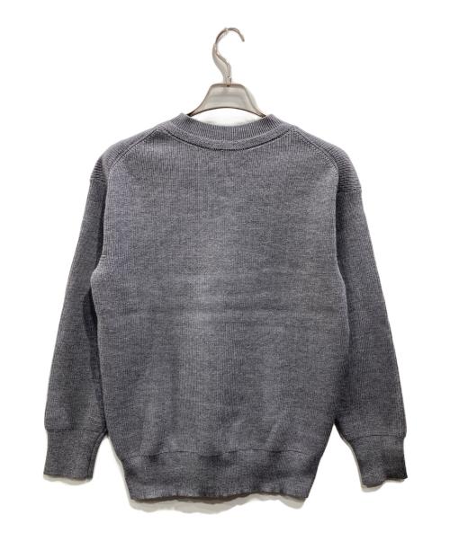 STILL BY HAND（スティルバイハンド）STILL BY HAND (スティルバイハンド) プレーティングVネックニット グレー サイズ:46の古着・服飾アイテム